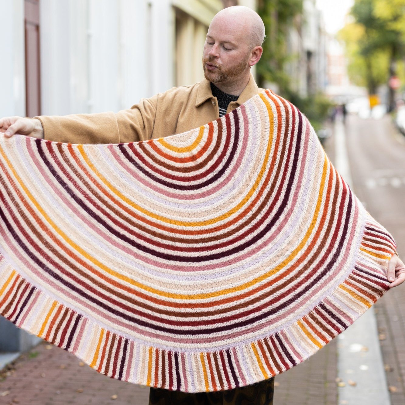 Painting Rainbows Shawl