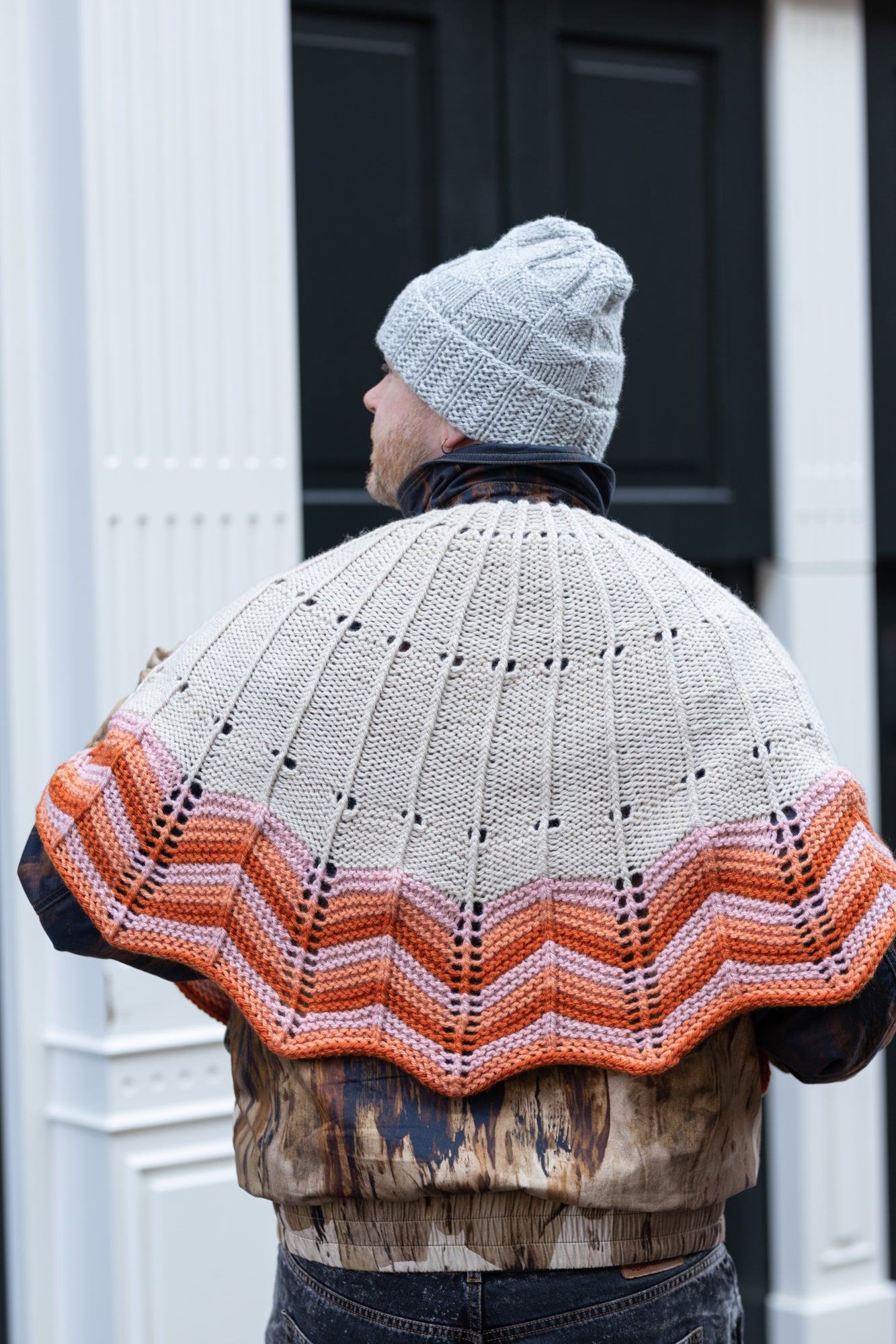 Retro Chevron Shawl