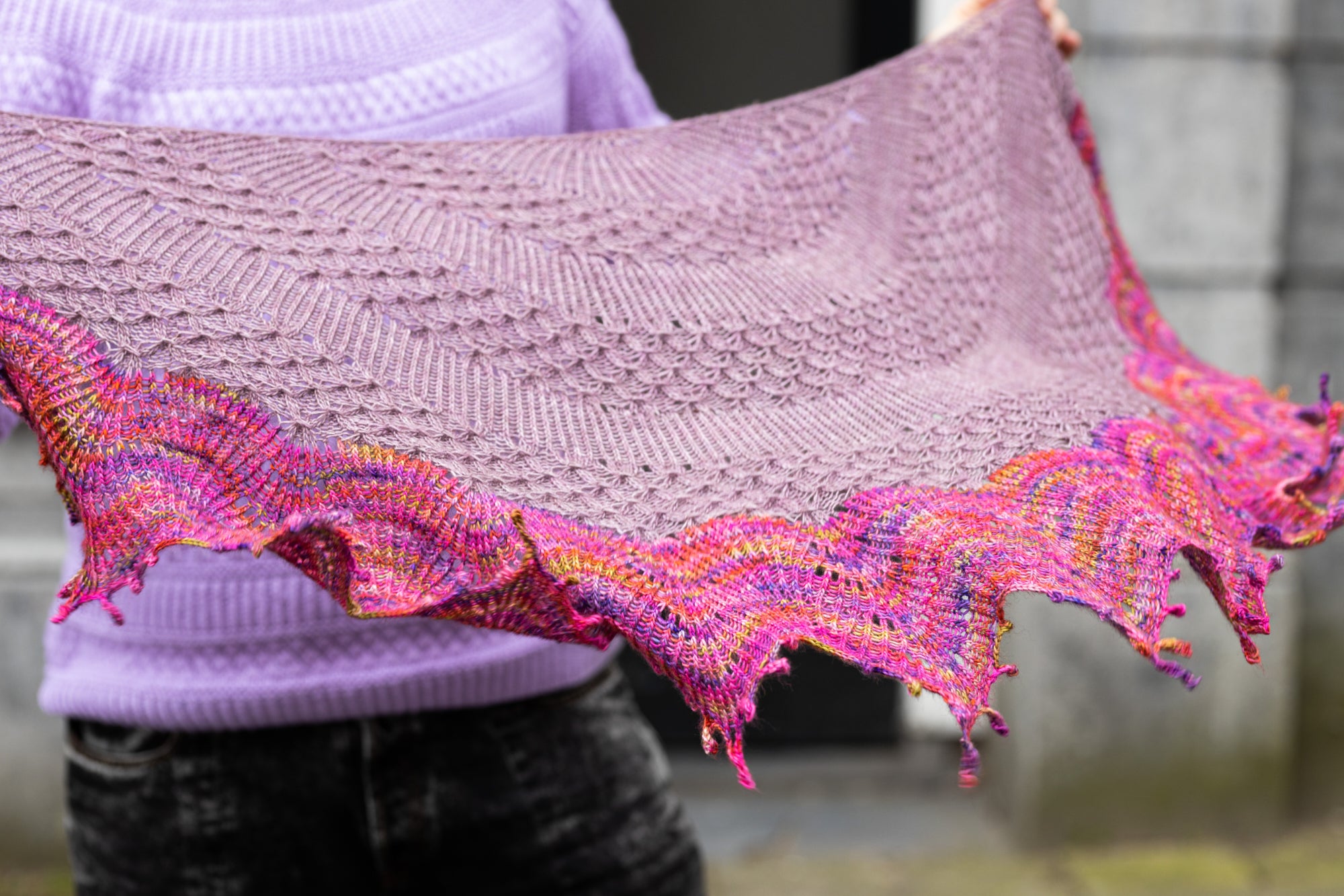 Rib Vault Shawl