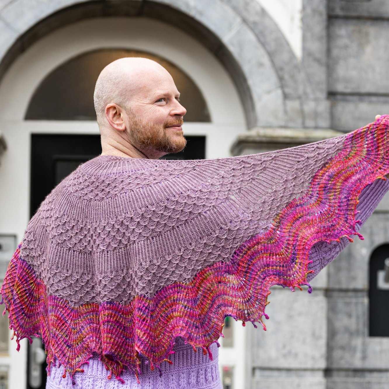 Rib Vault Shawl