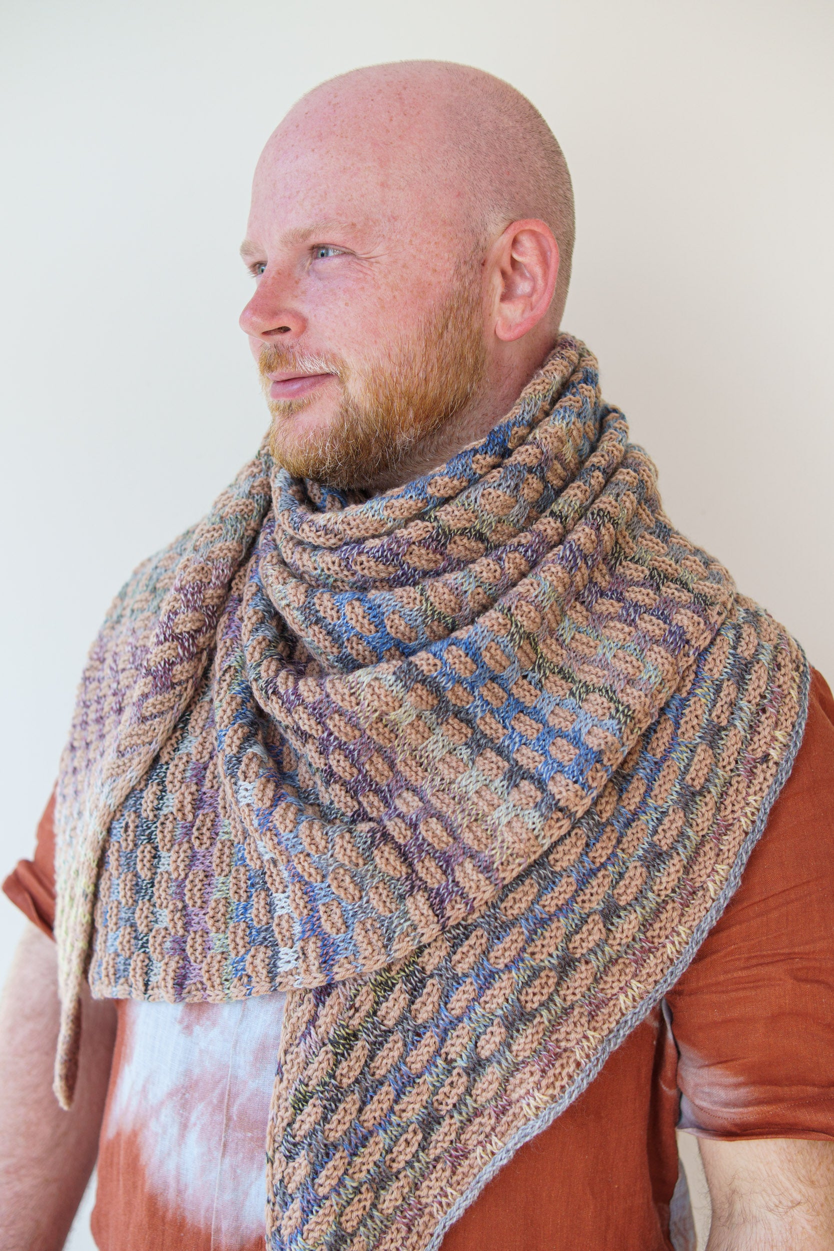 Woven Checks Shawl