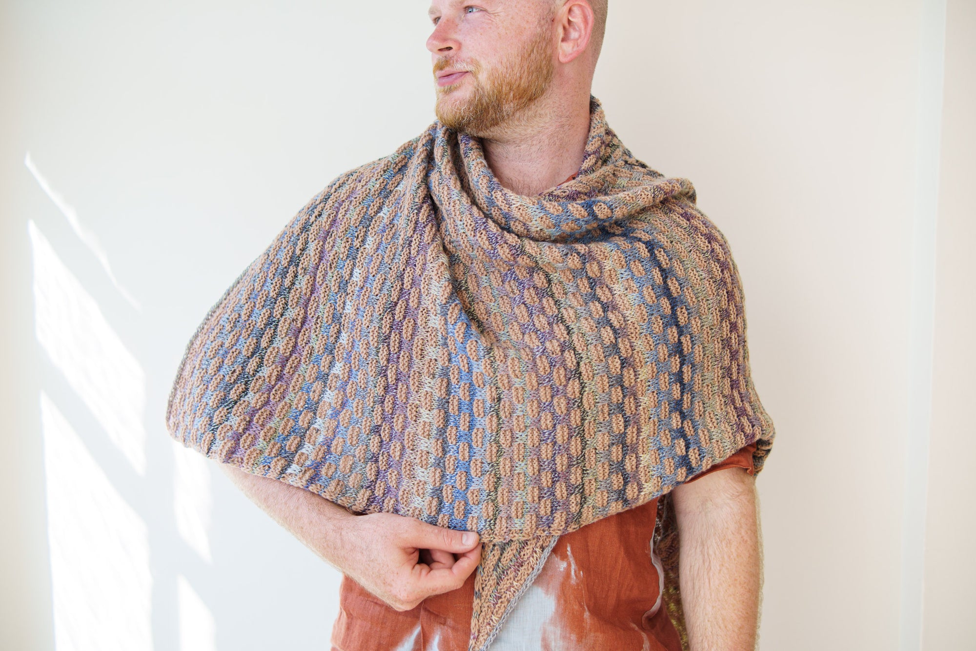 Woven Checks Shawl