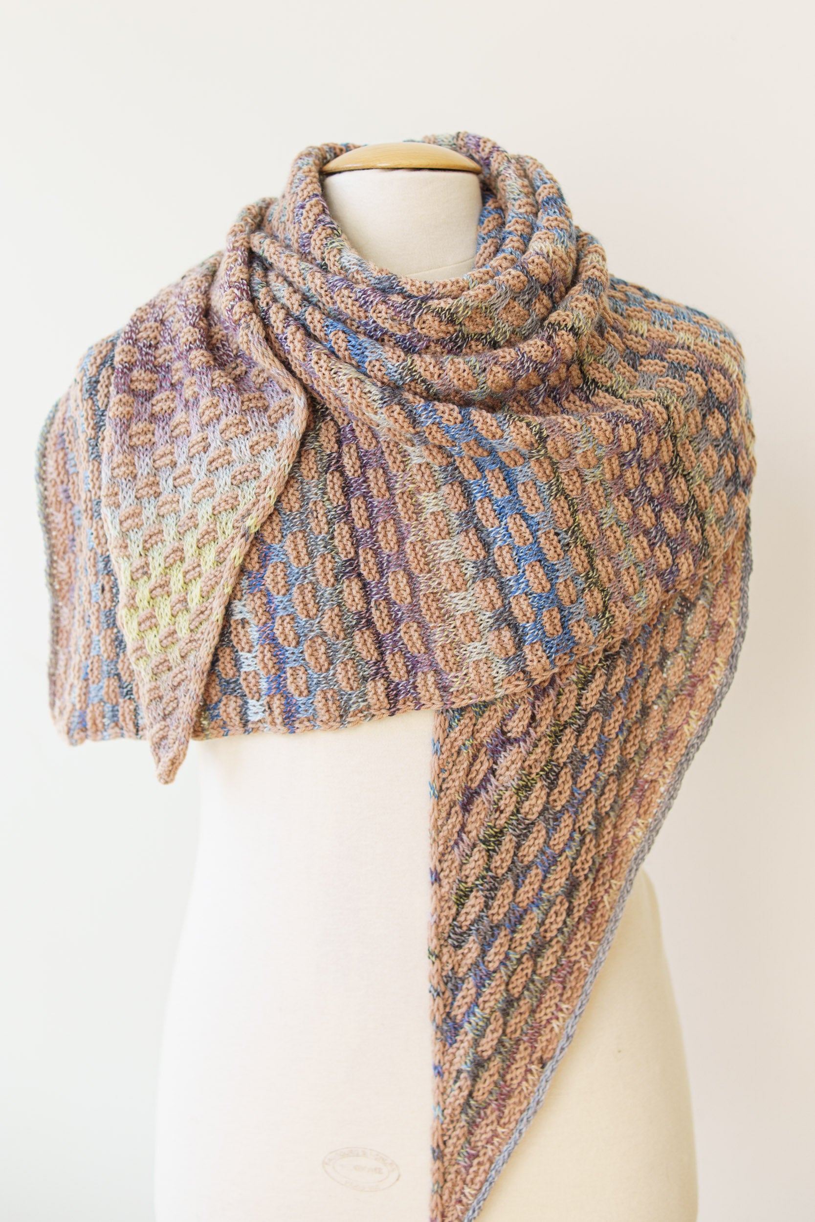 Woven Checks Shawl