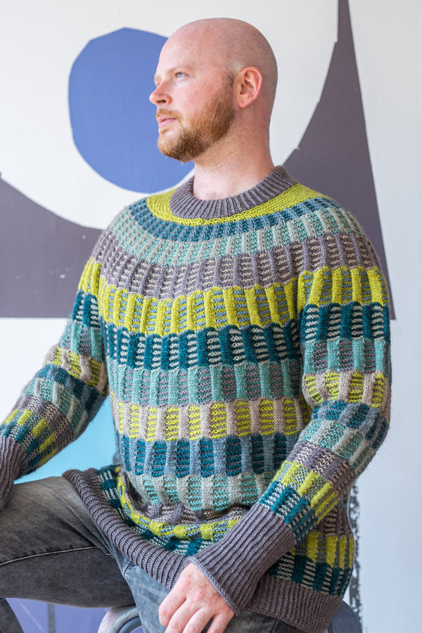 Painting Columns Sweater - Westknits